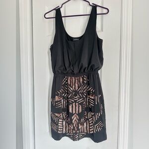 Bebe sleeveless sequin dress Woman Medium